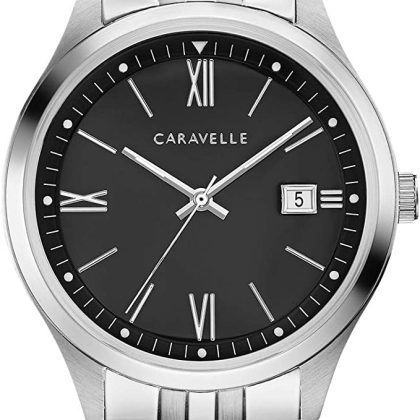 Caravelle by Bulova Men’s Dress Quartz Silver Tone Stainless Steel Watch