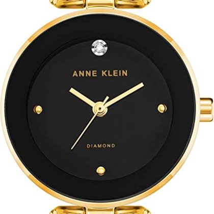 Anne Klein Women’s Genuine Diamond Dial Bangle Watch